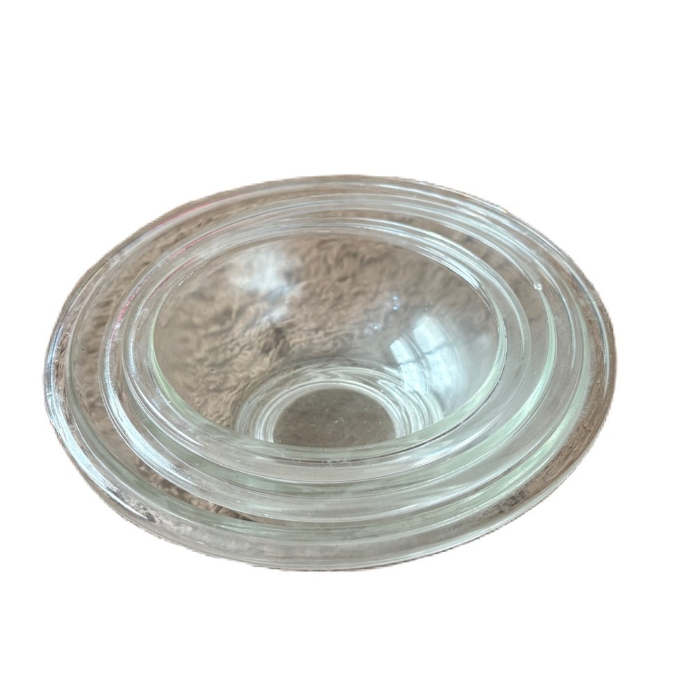 Pyrex Clear Glass Mixing Bowl Set Nesting Vintage